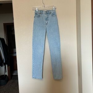 Abercrombie & Fitch High Rise Light Blue Jeans